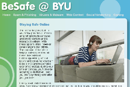 Conservative university BYU recently lifted its three year YouTube ban while at the same time launching a new website to encourage students to be safe while surfing the net.